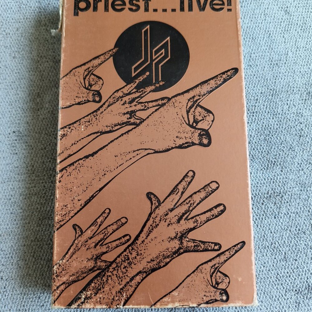 JUDAS PRIEST LIVE VIDEOS  VHS TAPE